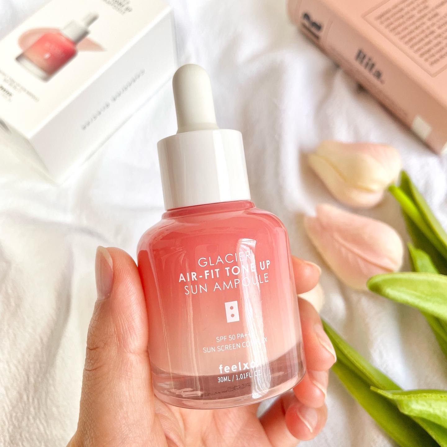 ピルソ グラシアエアフィットトーンアップサンアンプル SPF50 PA+++/feelxo/化粧下地を使ったクチコミ（1枚目）