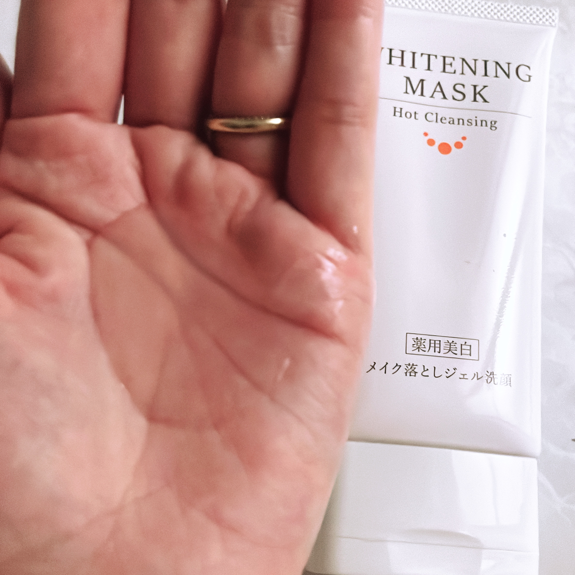 ホットクレンジングホワイトニングマスク/ルソイル/クレンジングジェルを使ったクチコミ（3枚目）
