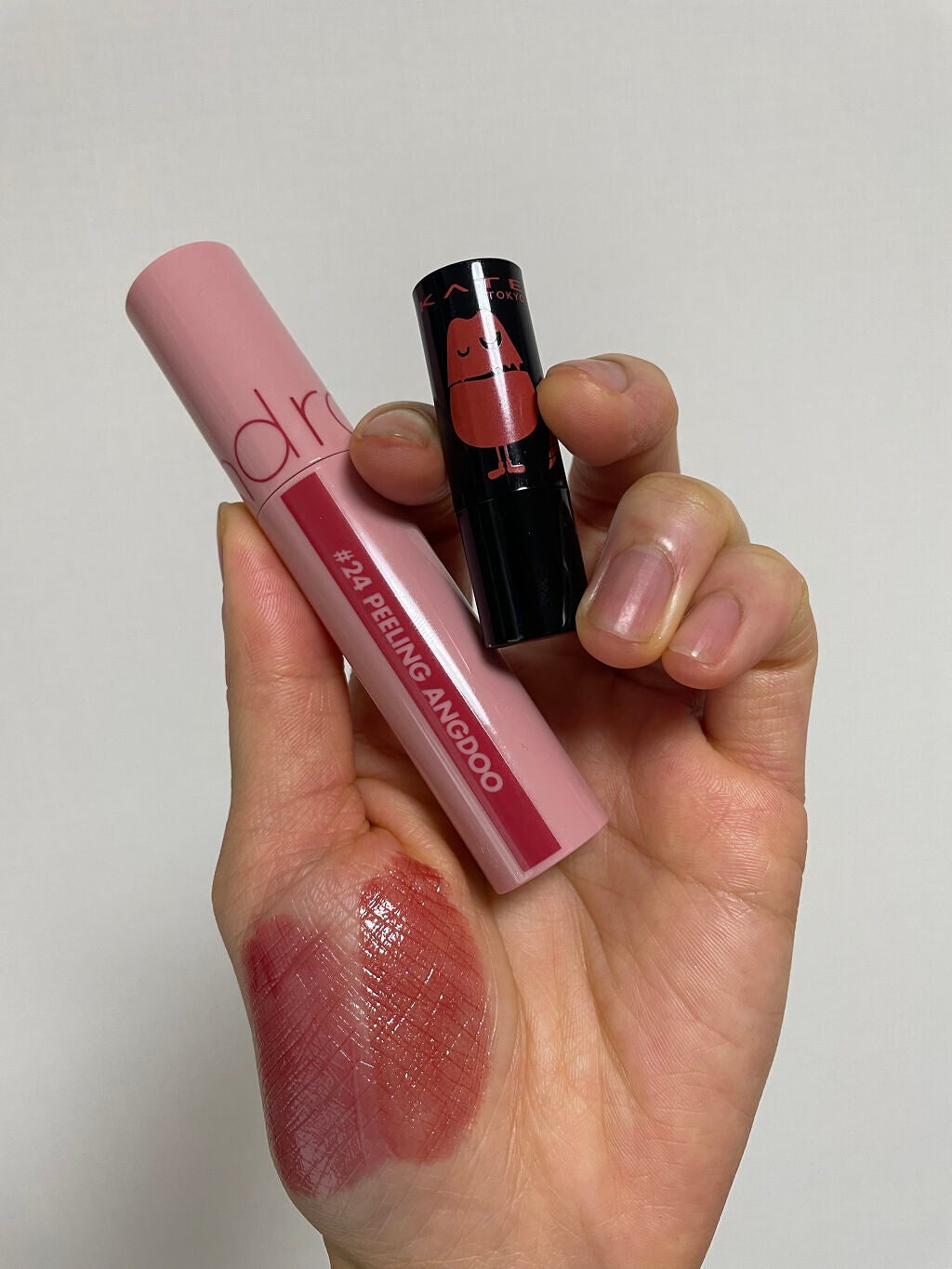 ジューシーラスティングティント/rom&nd/リップティントを使ったクチコミ(4枚目)