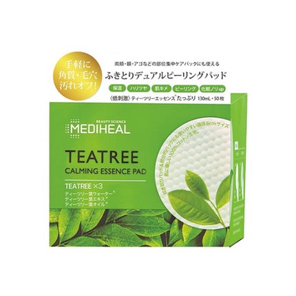 ティーツリーカーミングエッセンスパッド/MEDIHEAL/トナーパッドを使ったクチコミ(3枚目)