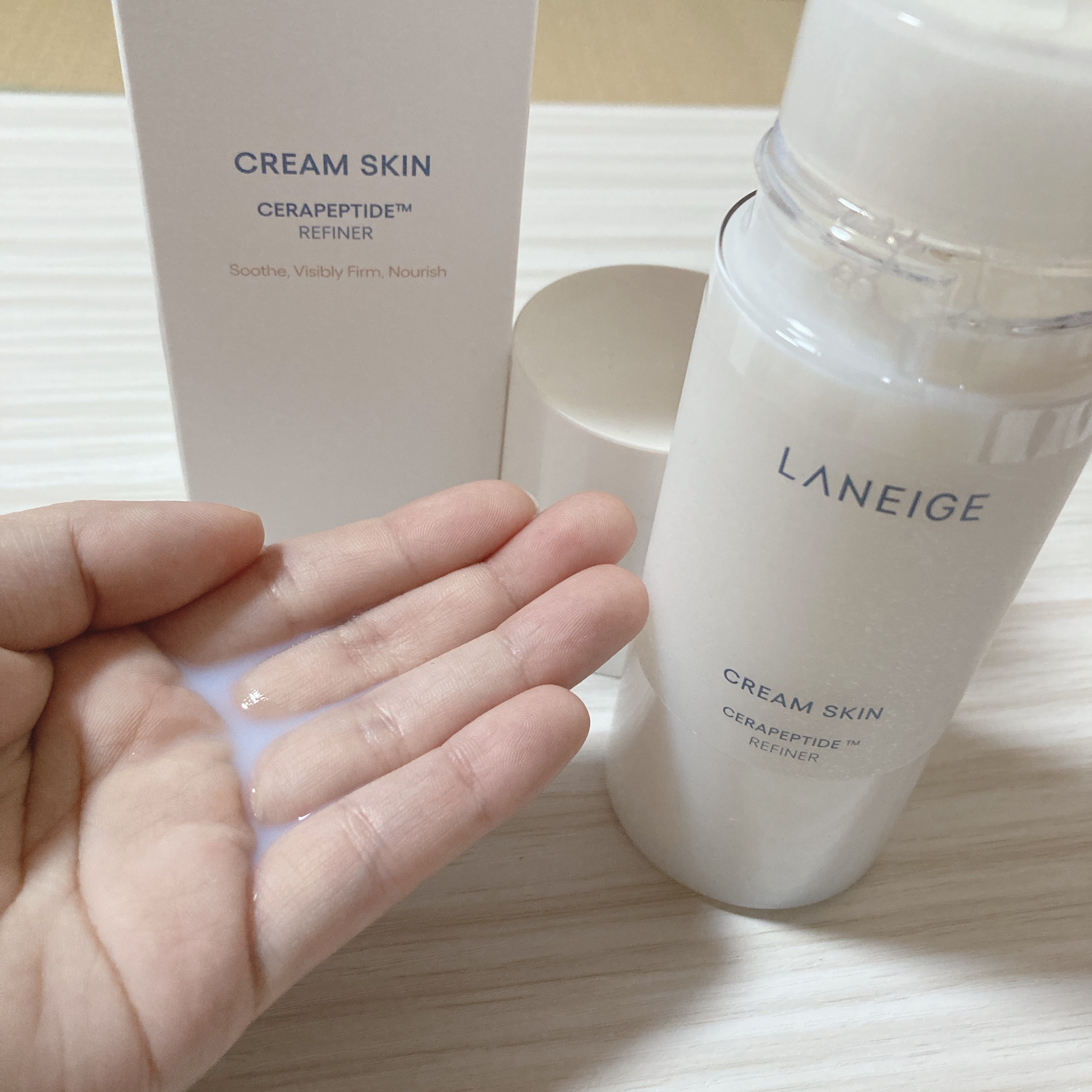 クリームスキン ローション/LANEIGE/化粧水を使ったクチコミ（3枚目）