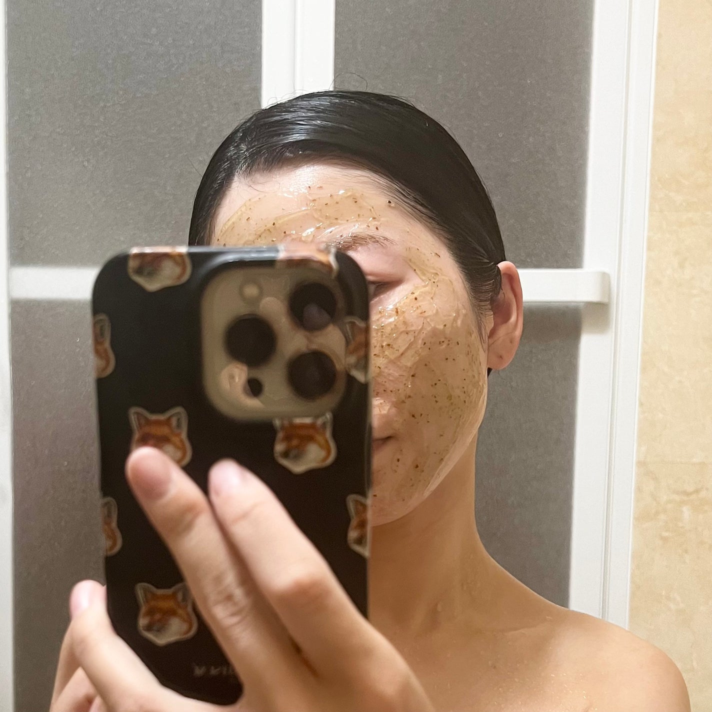 ティーツリーピュリファイングマスク/BONABELLA/洗い流すパック・マスクを使ったクチコミ(3枚目)