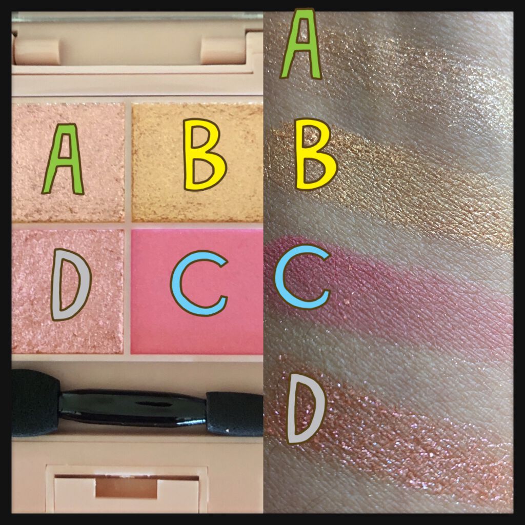 イロアソビ 4色アイパレット/iroasobi/アイシャドウパレットを使ったクチコミ（2枚目）