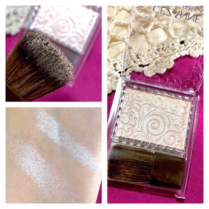 パールグロウハイライト/CEZANNE/パウダーハイライトを使ったクチコミ(2枚目)