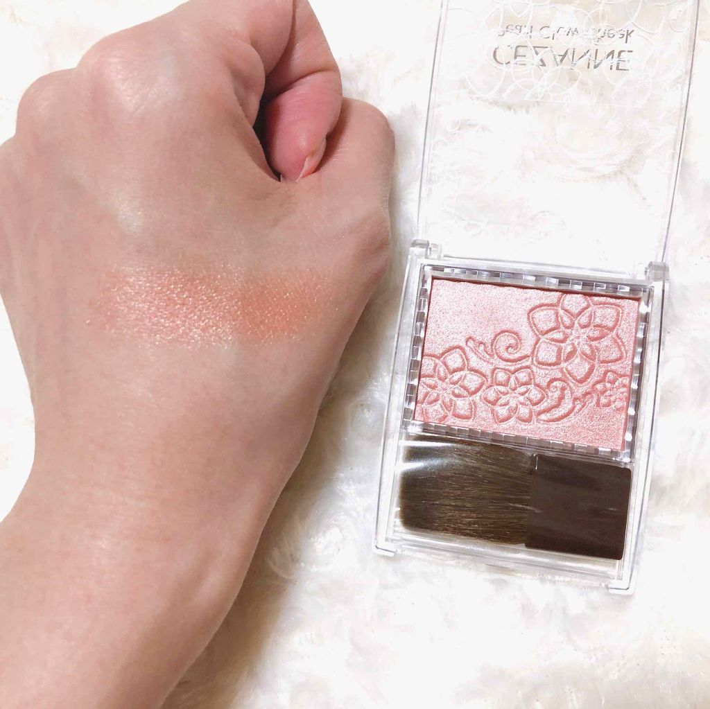 パールグロウチーク/CEZANNE/パウダーチークを使ったクチコミ(3枚目)