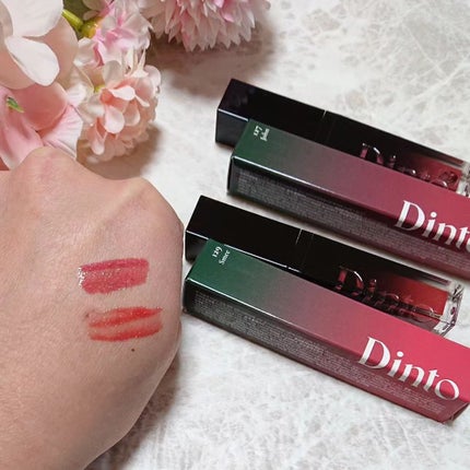 ボリュームパールキッスグロス/Dinto/リップグロスを使ったクチコミ(4枚目)