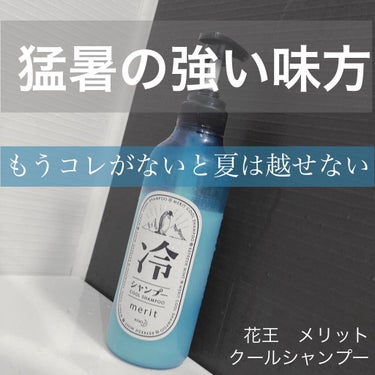 メリット クールシャンプーのクチコミ「
これ以上のクールシャンプーある？？


ってくらいひんやりするコチラをレビュー⭐️




.....」（1枚目）