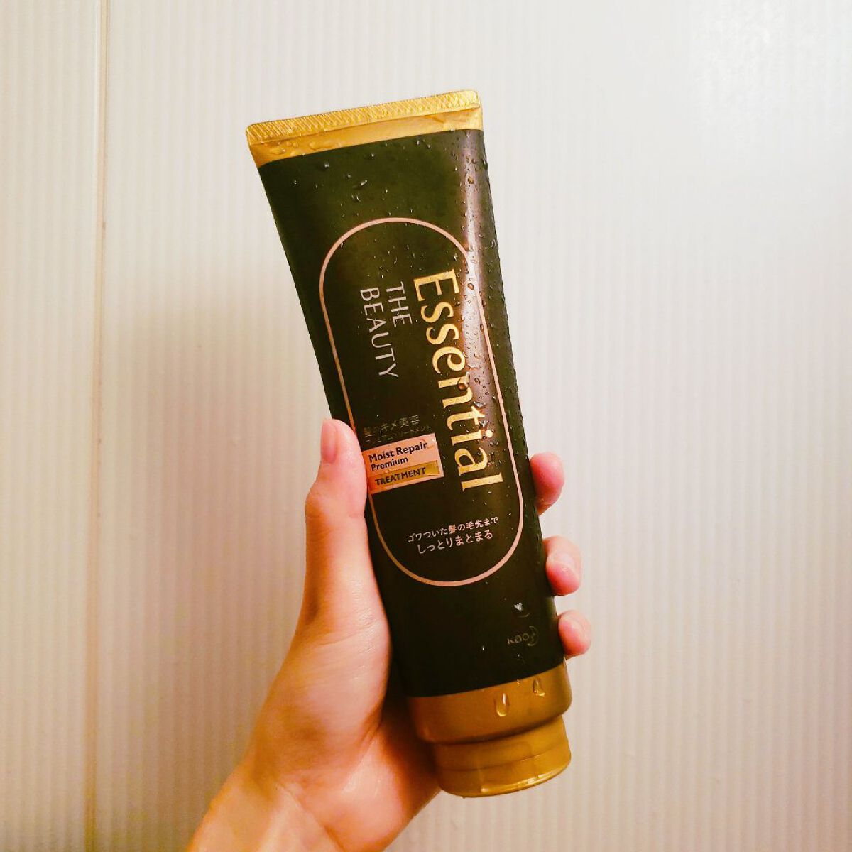 THE BEAUTY 髪のキメ美容プレミアムトリートメント<モイストリペアプレミアム>/エッセンシャル/洗い流すヘアトリートメントを使ったクチコミ(1枚目)