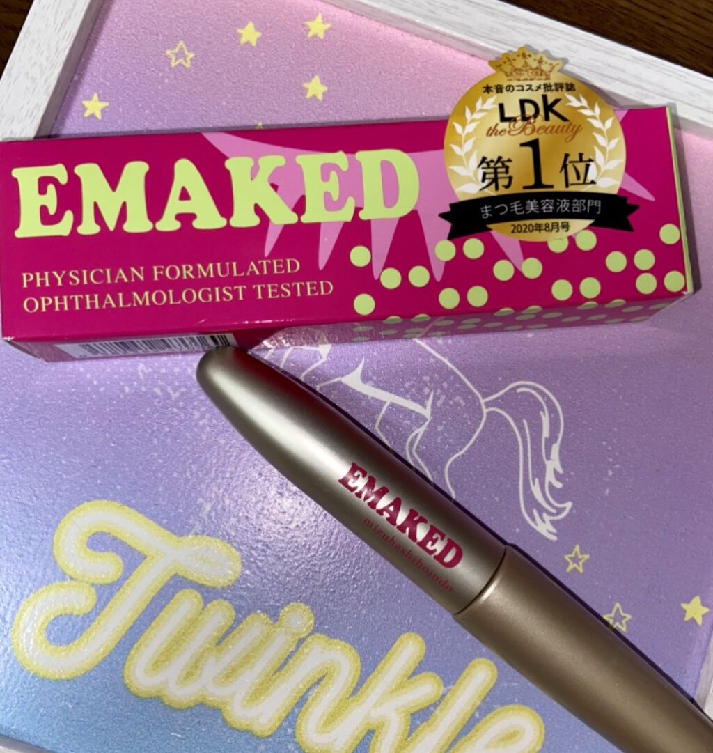 EMAKED（エマーキット）/水橋保寿堂製薬/まつげ美容液を使ったクチコミ（1枚目）