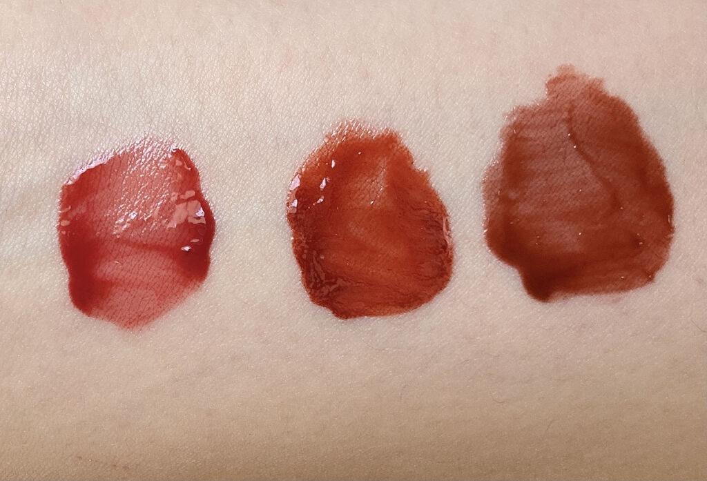 ジューシーラスティングティント/rom&nd/リップティントを使ったクチコミ（2枚目）