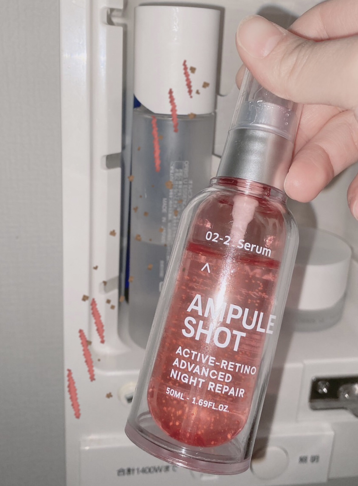 アクティブレチノ アドバンスト ナイトリペア セラム/AMPULE SHOT/美容液を使ったクチコミ（1枚目）