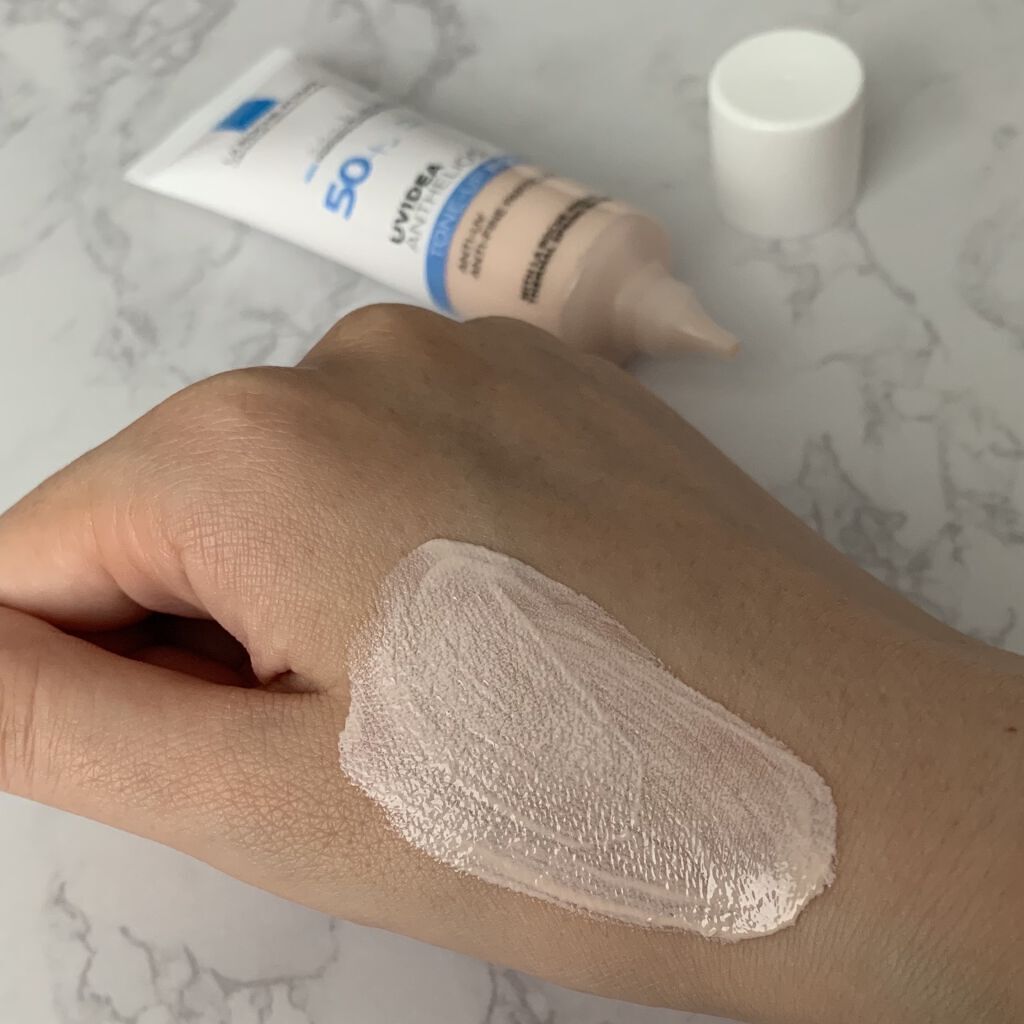 UVイデア XL プロテクショントーンアップ ローズ/ラ ロッシュ ポゼ/日焼け止めクリームを使ったクチコミ（3枚目）