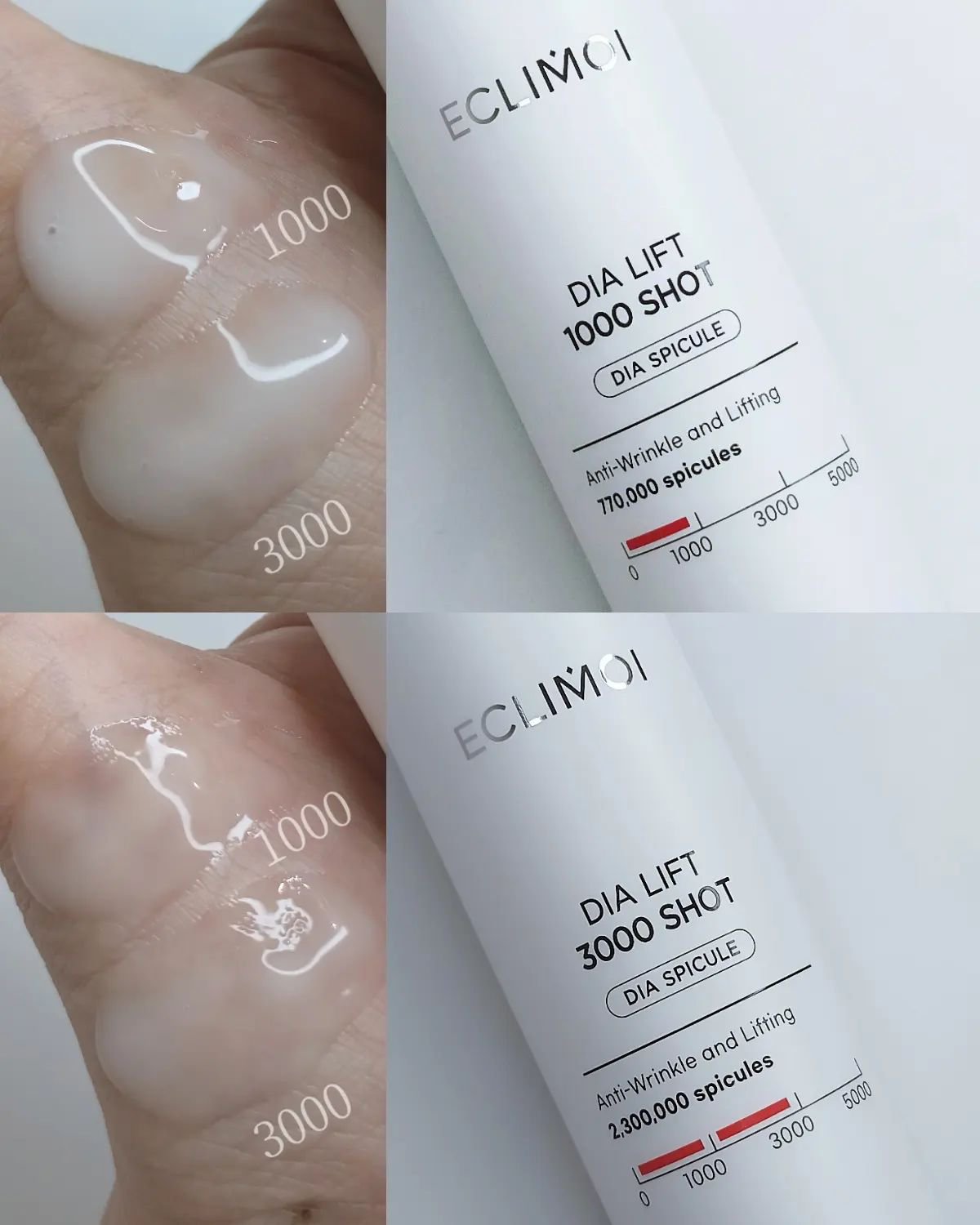 ダイヤリフト3000ショット/ECLIMOI/フェイスクリームを使ったクチコミ（2枚目）