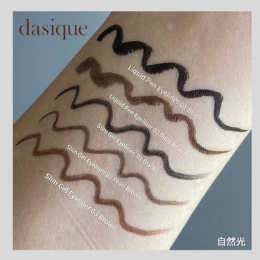 リキッドペンアイライナー/dasique/リキッドアイライナーを使ったクチコミ（3枚目）