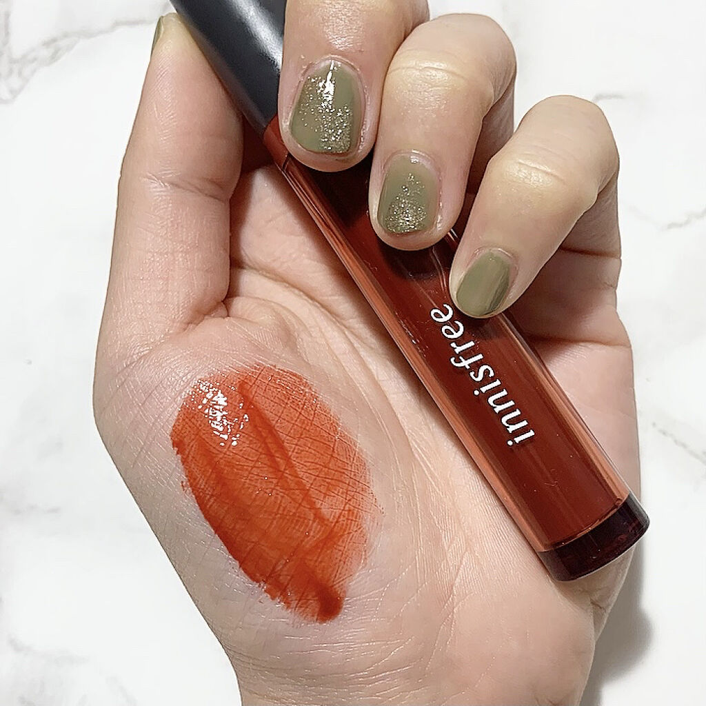 ビビッド オイルティント/innisfree/リップグロスを使ったクチコミ（2枚目）