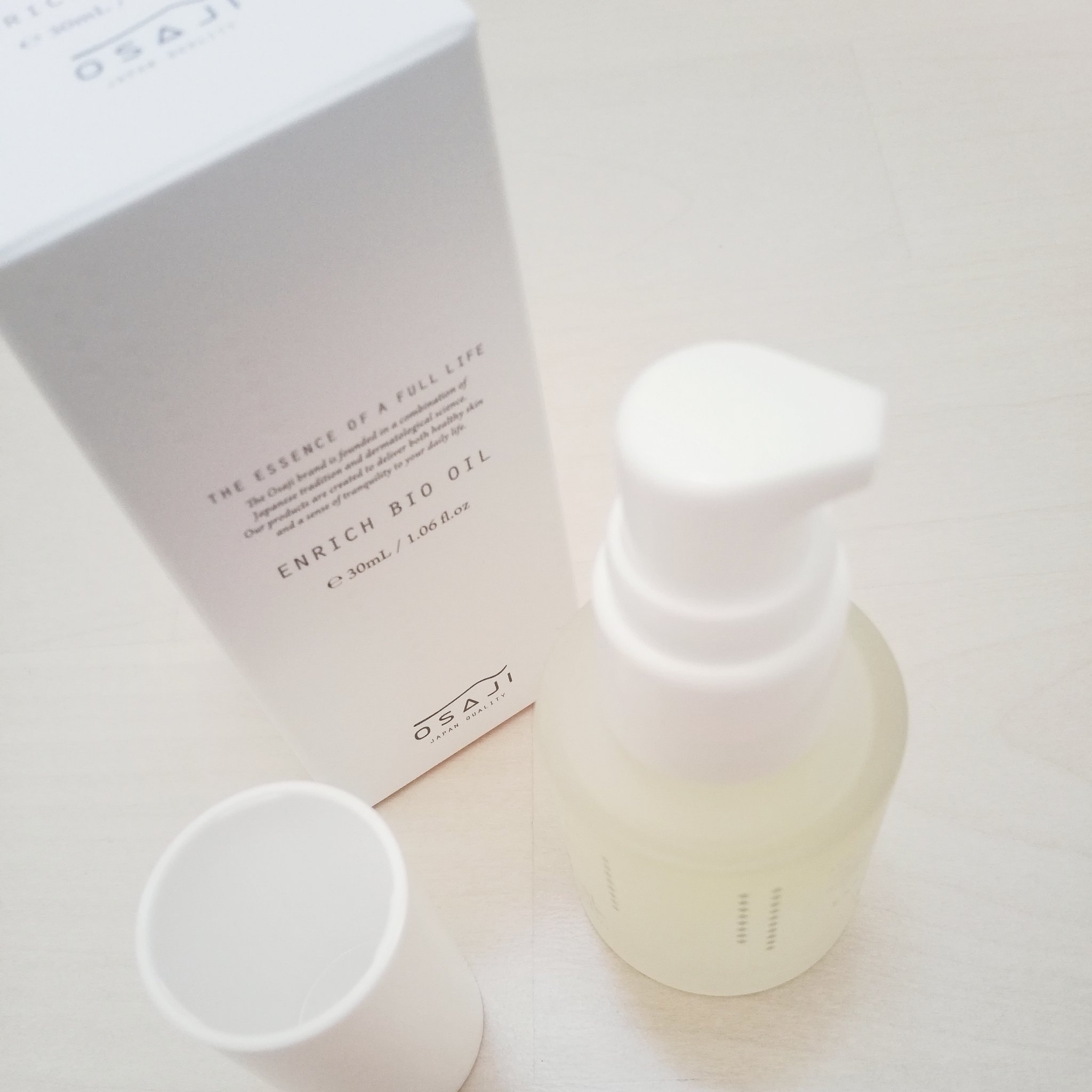 エンリッチバイオオイル/OSAJI/フェイスオイルを使ったクチコミ（1枚目）