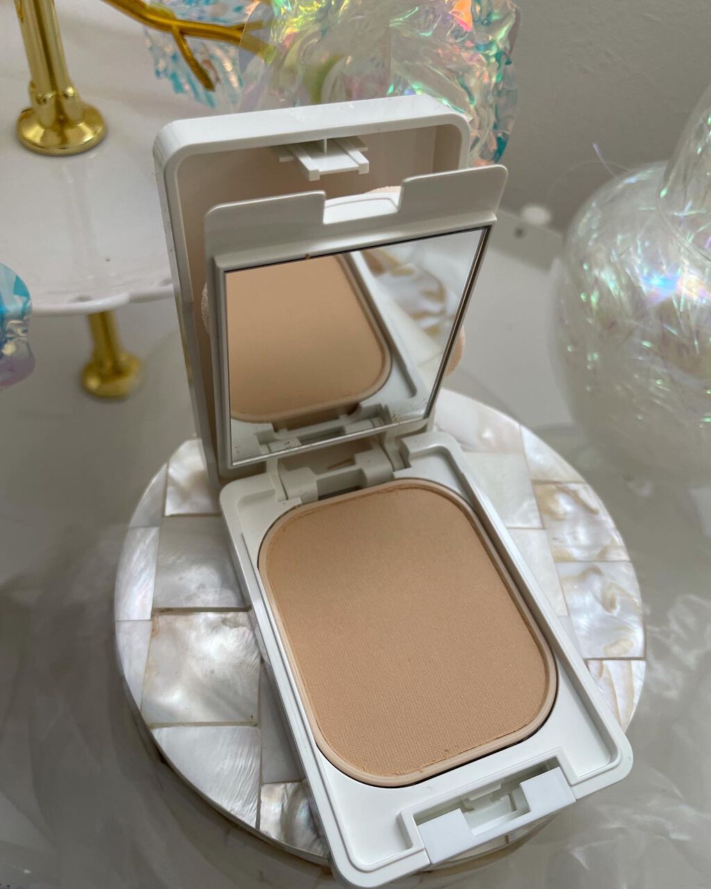 UV パウダー ファンデーション/ちふれ/パウダーファンデーションを使ったクチコミ(9枚目)