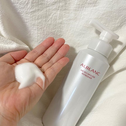 マイクロムース リフレッシャー/ALBLANC/泡洗顔を使ったクチコミ(5枚目)