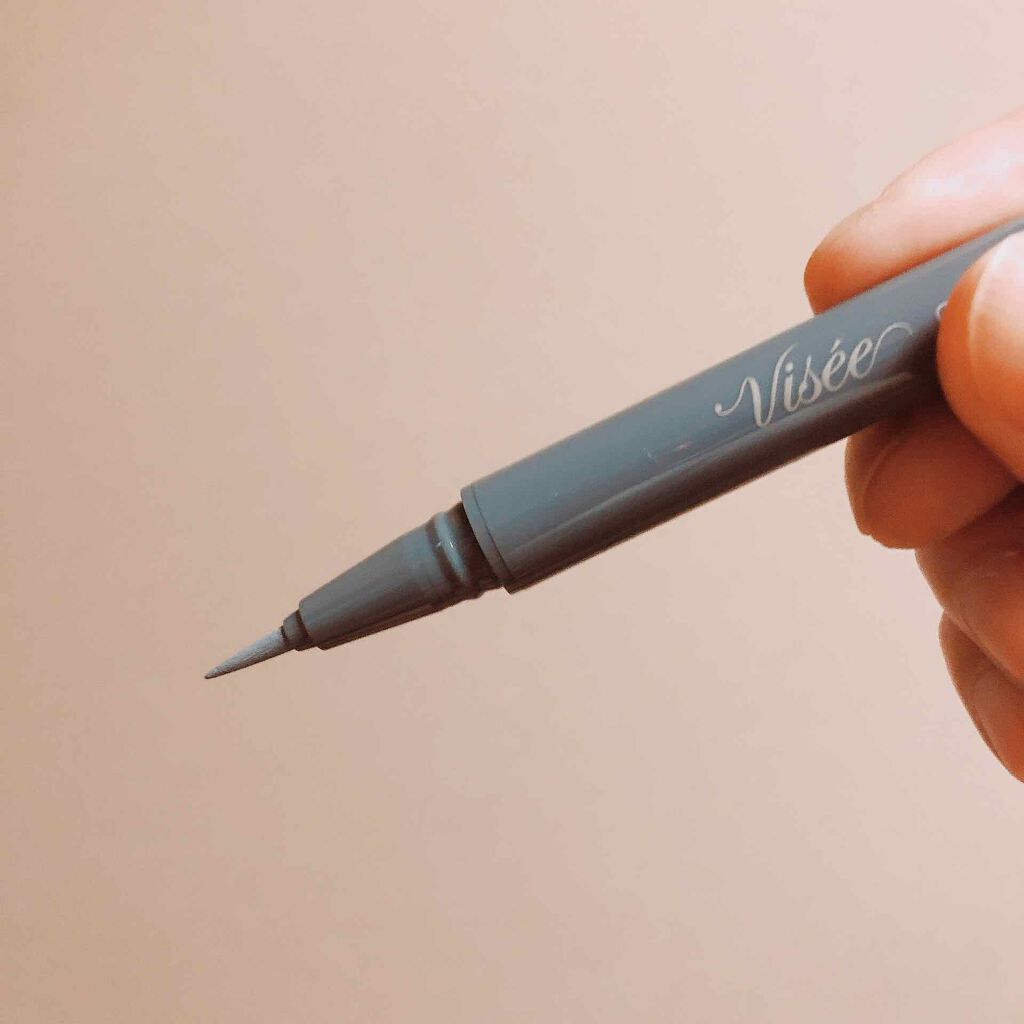 カラーインパクト リキッドライナー GY002(限定)/Visée/リキッドアイライナーを使ったクチコミ（2枚目）