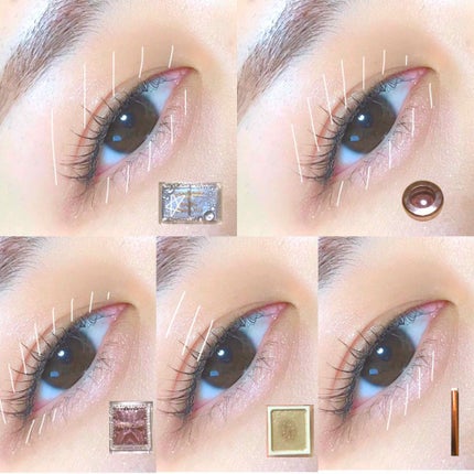 ジュエリーシャドウベール/キャンメイク/アイシャドウパレットを使ったクチコミ(4枚目)