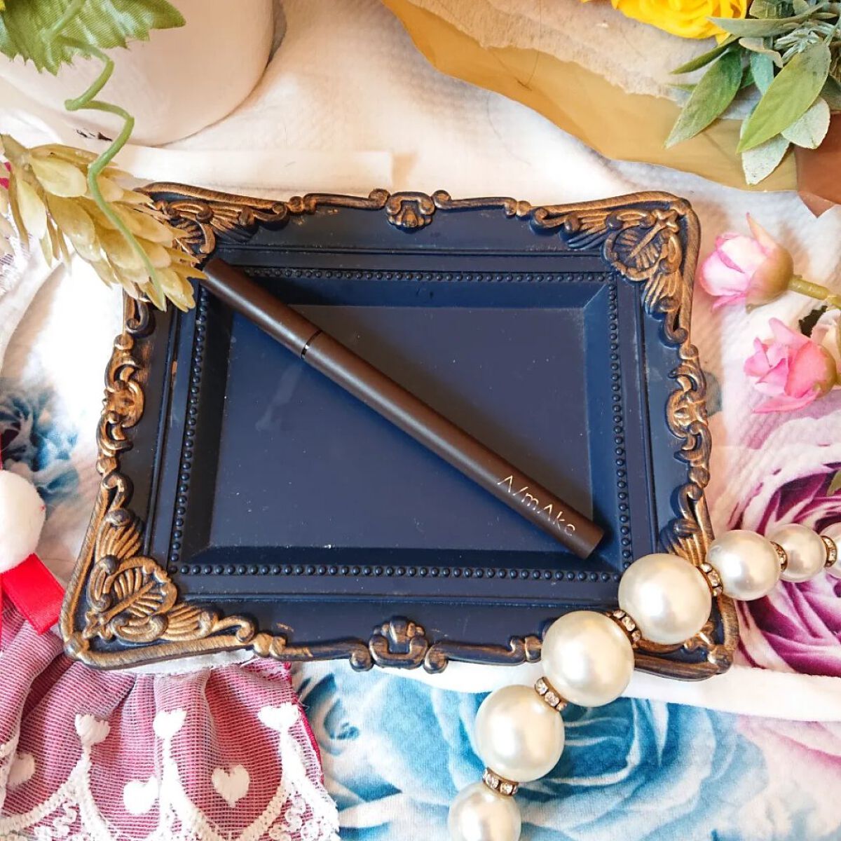 エーメイク マットリキッドアイライナー  ソフトブラック/A/mAke/リキッドアイライナーを使ったクチコミ（2枚目）