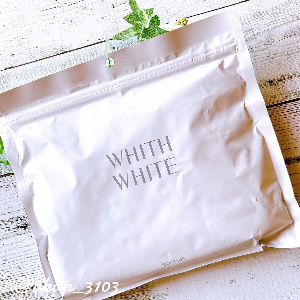 フェイスマスク/WHITH WHITE/シートマスク・パックを使ったクチコミ（1枚目）