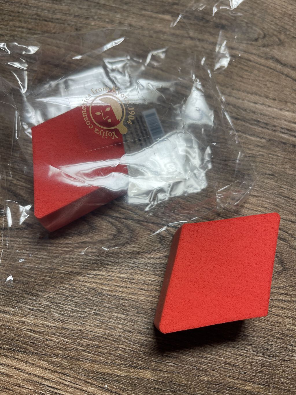 スポンジパフ 朱・丸リボン/よーじや/パフ・スポンジを使ったクチコミ（1枚目）