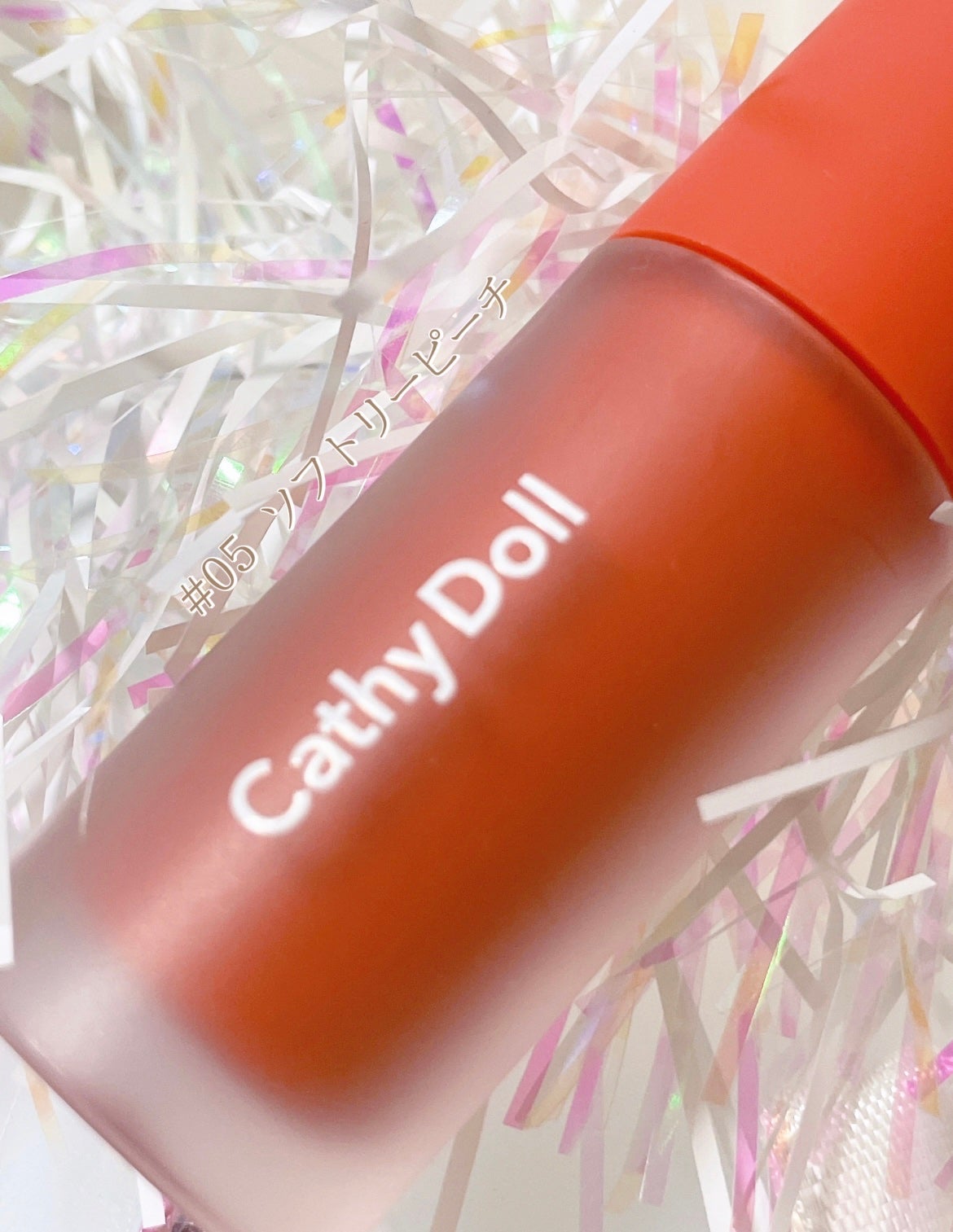 リップアンドチーク ヌードマットティント/CathyDoll/リップティントを使ったクチコミ(5枚目)