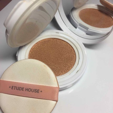 エニークッション オールデイパーフェクト/ETUDE/クッションファンデーションを使ったクチコミ(2枚目)