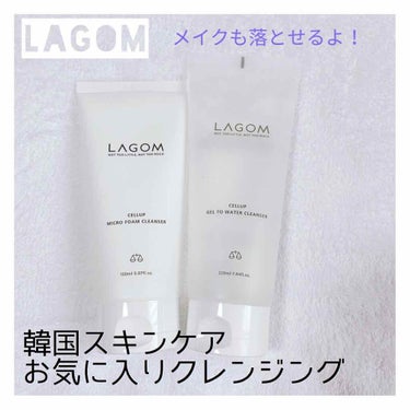 マイクロフォーム クレンザー/LAGOM /クレンジングクリームを使ったクチコミ（1枚目）