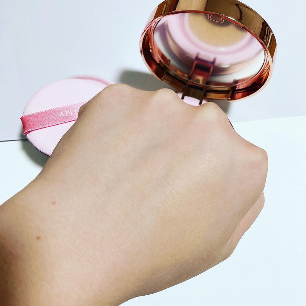 ピンクティーツリーカバークッション/APLIN/クッションファンデーションを使ったクチコミ（3枚目）