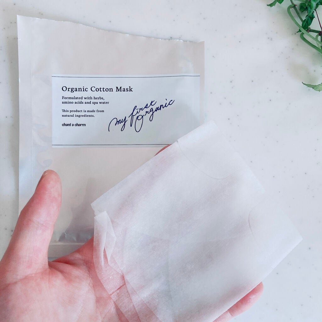 オーガニックコットンマスク/chant a charm /シートマスク・パックを使ったクチコミ(2枚目)