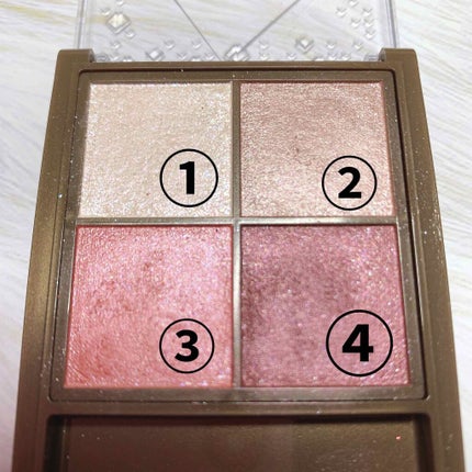 リアルクローズシャドウ/excel/アイシャドウパレットを使ったクチコミ(2枚目)