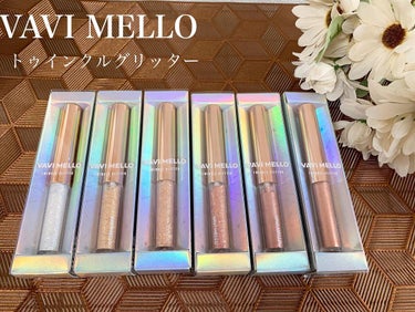 トゥインクルグリッター/VAVI MELLO/リキッドアイシャドウを使ったクチコミ（1枚目）