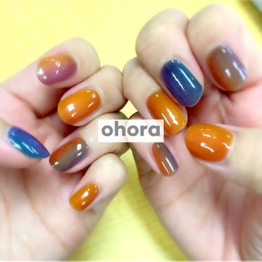 セミキュアジェルネイル（ハンド） ND-181 N Gradient (Blooming Collection)/ohora/ネイルシールを使ったクチコミ（1枚目）