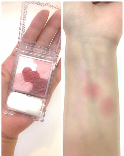 グロウフルールチークス/キャンメイク/パウダーチークを使ったクチコミ(2枚目)