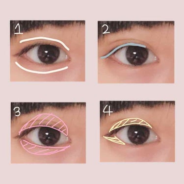 UR GLAM　BLOOMING EYE COLOR PALETTE/U R GLAM/アイシャドウパレットを使ったクチコミ（2枚目）