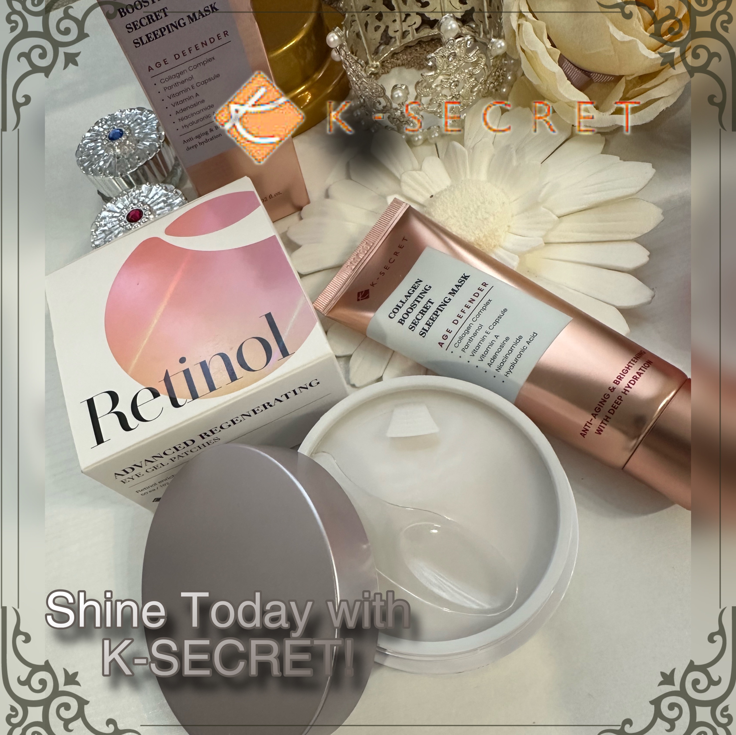 レチノールアイパッチ/K-SECRET/アイケア・アイクリームを使ったクチコミ（1枚目）