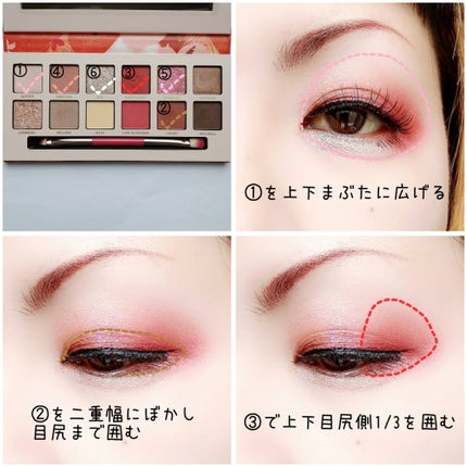 エクスプローラ12色 動物アイシャドウパレット/PERFECT DIARY/アイシャドウパレットを使ったクチコミ(2枚目)