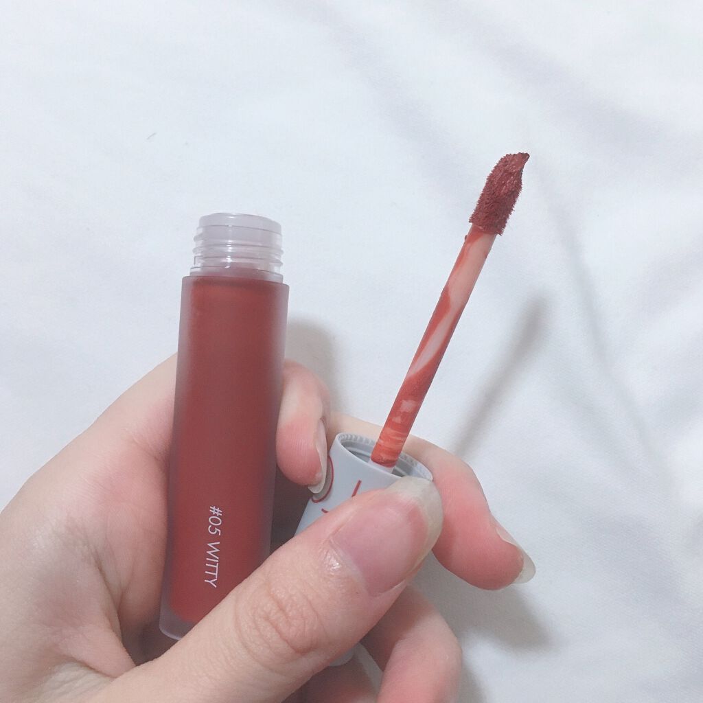 ゼロベルベットティント/rom&nd/リップティントを使ったクチコミ（2枚目）