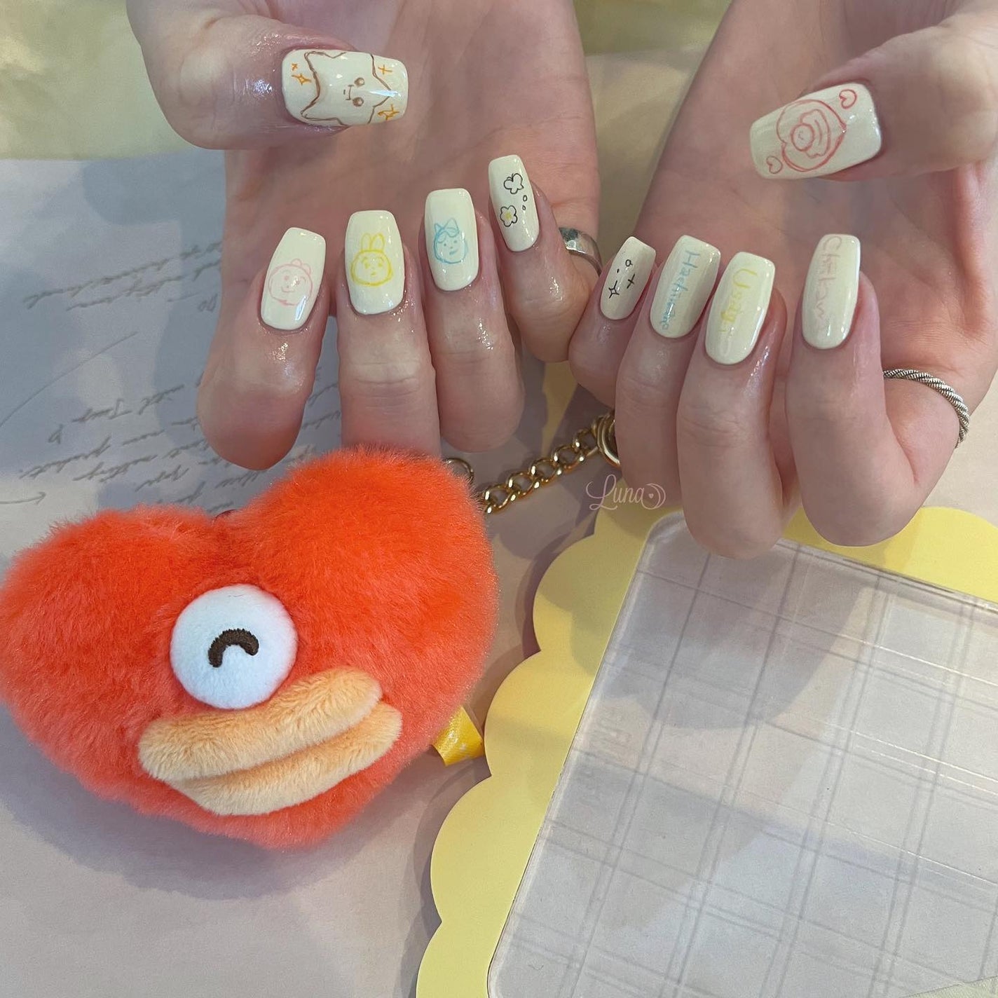 Iuna. Mizuki on LIPS 「.ちいかわちゃん達らくがき🫶🏻#nail#nailstagra..」(2枚目)