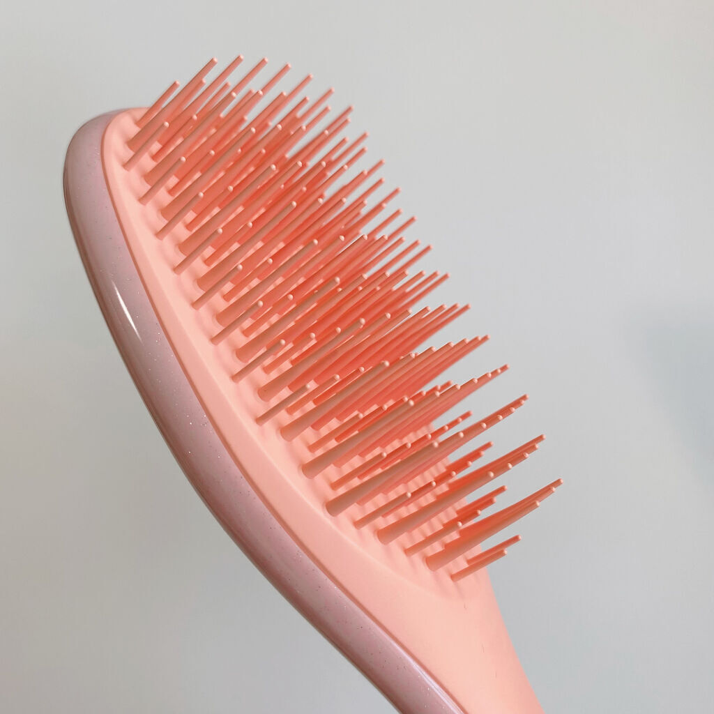 タングルティーザー ザ・アルティメットディタングラー ミニ ピーチフロスト/TANGLE TEEZER/ヘアブラシを使ったクチコミ（3枚目）