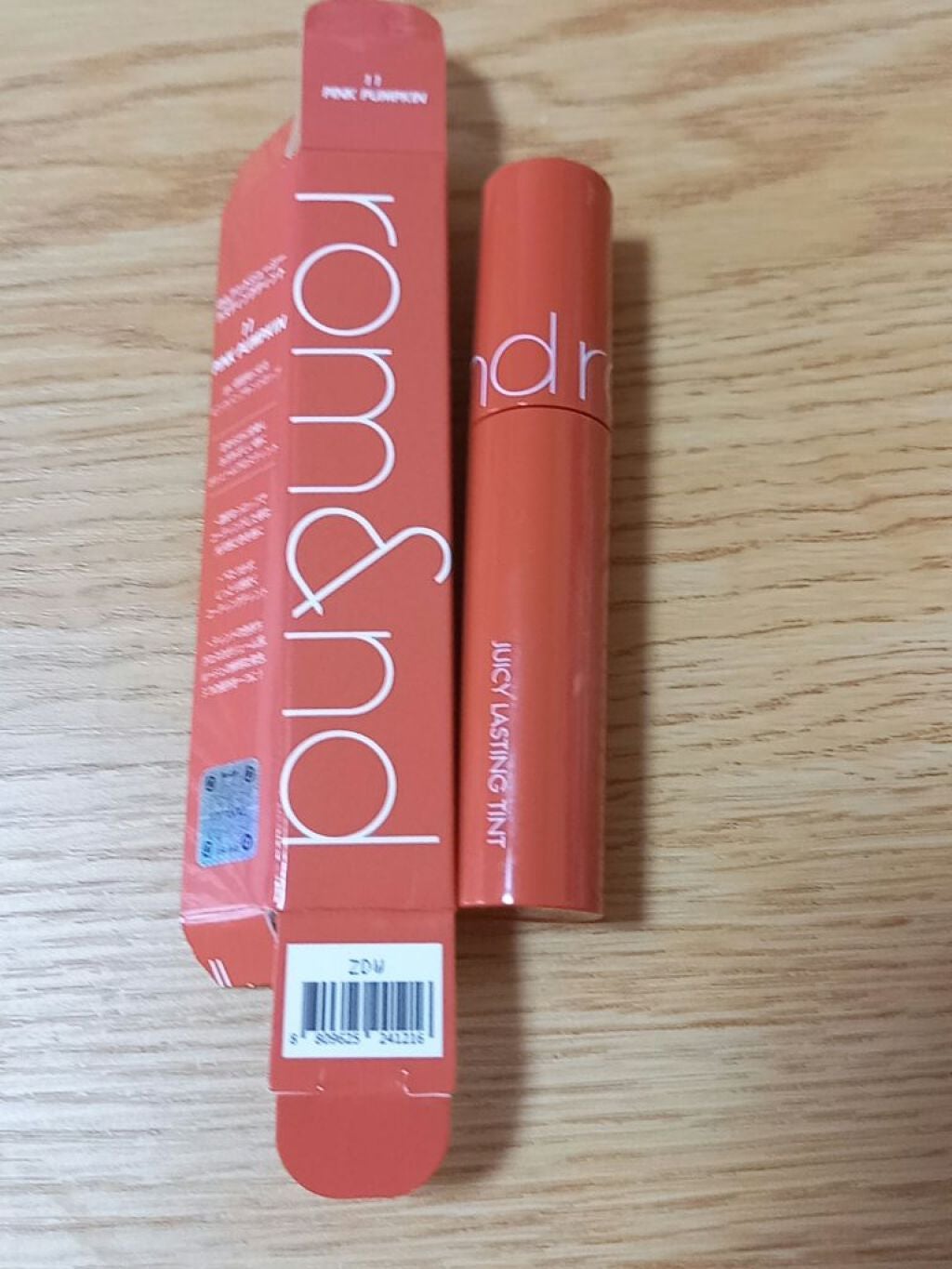 ジューシーラスティングティント/rom&nd/リップティントを使ったクチコミ(1枚目)