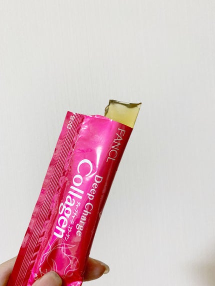 ディープチャージ コラーゲン スティックゼリー/ファンケル/美容サプリメントを使ったクチコミ(4枚目)