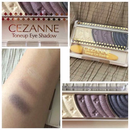 トーンアップアイシャドウ/CEZANNE/アイシャドウパレットを使ったクチコミ(1枚目)