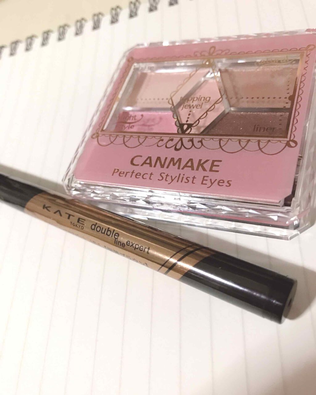 【旧品】パーフェクトスタイリストアイズ/キャンメイク/アイシャドウパレットを使ったクチコミ（2枚目）