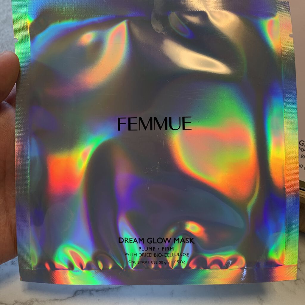 ドリームグロウマスク RR（透明感・キメ）/FEMMUE/シートマスク・パックを使ったクチコミ（1枚目）