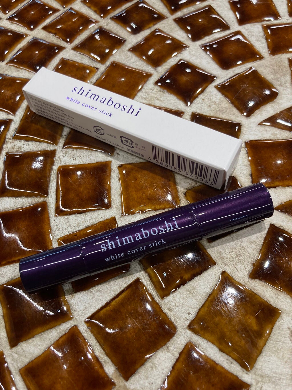 ホワイトカバースティック/shimaboshi/化粧下地を使ったクチコミ(1枚目)