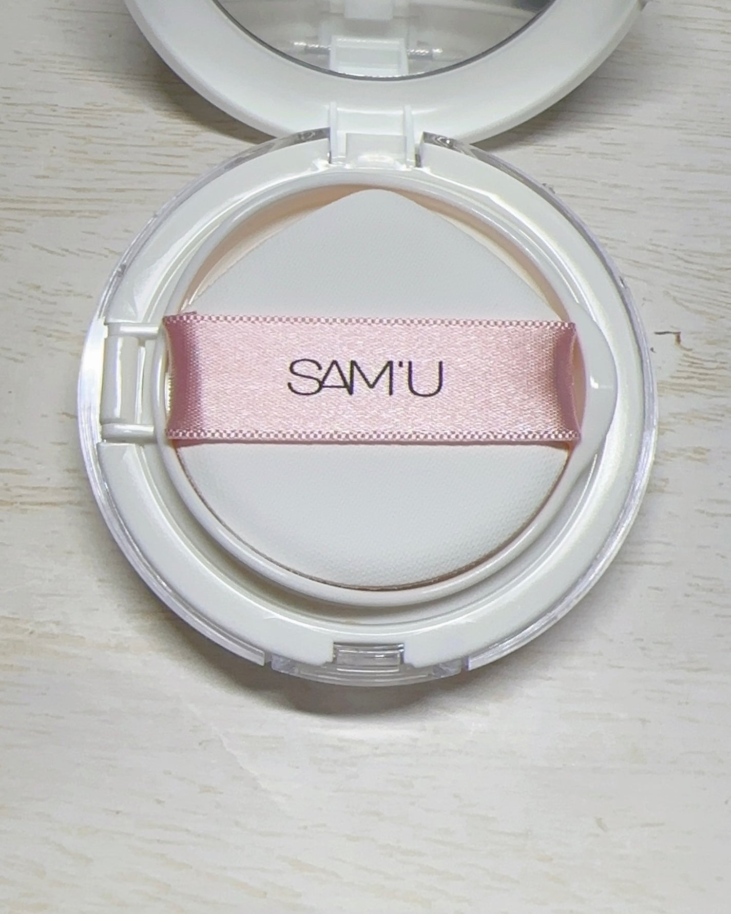 センシティブピュア&ピュアクッション/SAM'U/クッションファンデーションを使ったクチコミ(2枚目)