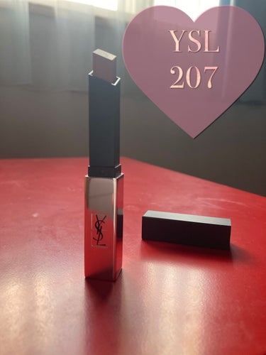 ルージュ ピュールクチュール ザ スリム グロウマット No.207 イリーガル ロージィヌード/YVES SAINT LAURENT BEAUTE/口紅を使ったクチコミ（1枚目）